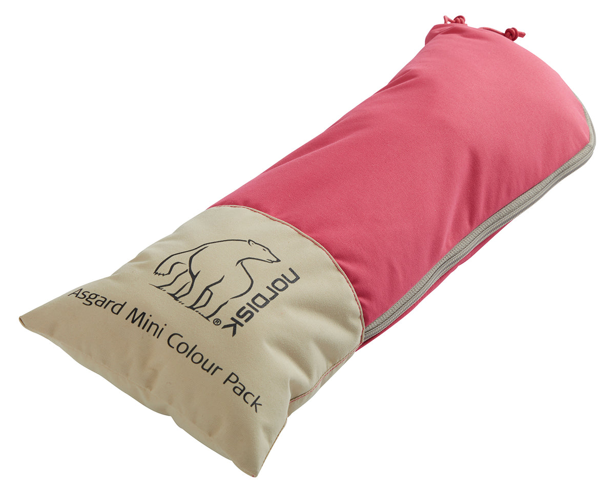 Asgard Tech Mini Tent Incl. Colour Pack - 2 person | Azalea Cherry Pink