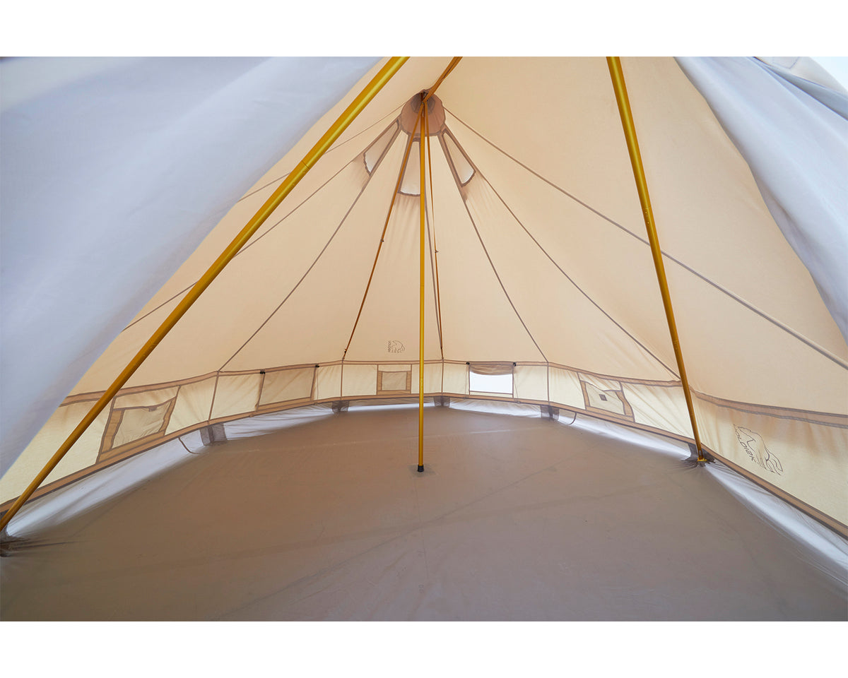 Asgard Tech Mini Tent Incl. Colour Pack - 2 person | Mustard Yellow