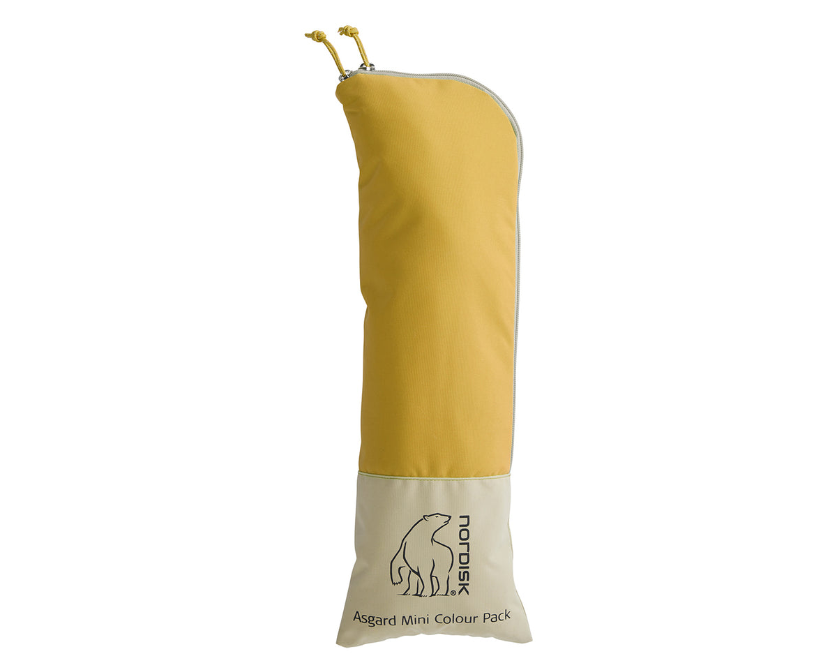 Asgard Tech Mini Tent Incl. Colour Pack - 2 person | Mustard Yellow