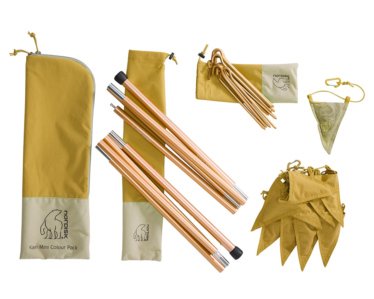 Kari Tech Mini Tarp Incl. Colour Pack - Mustard Yellow