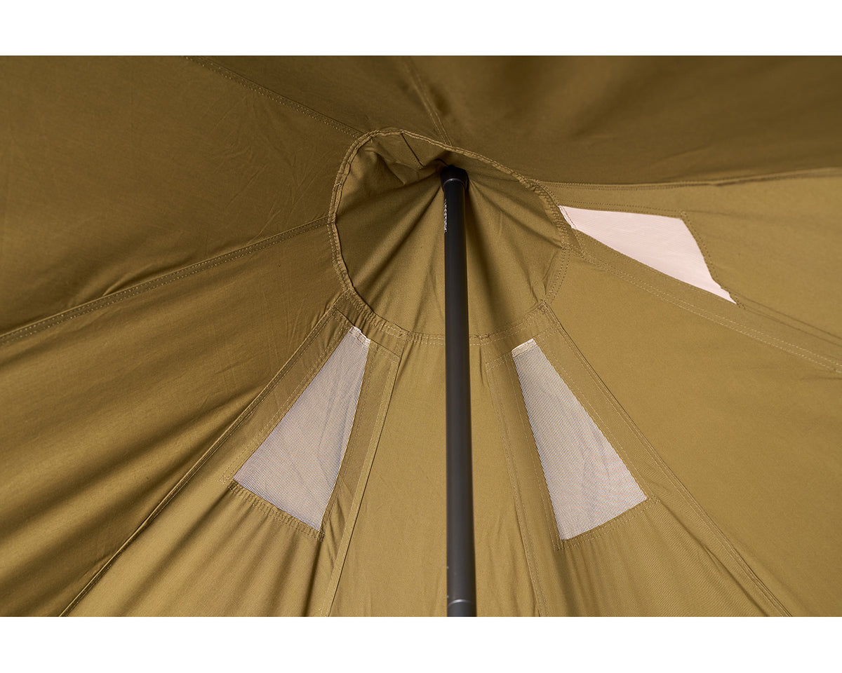 Asgard 7.1 Glamping Tent - 7.1 m² | 3 person | Green Khaki