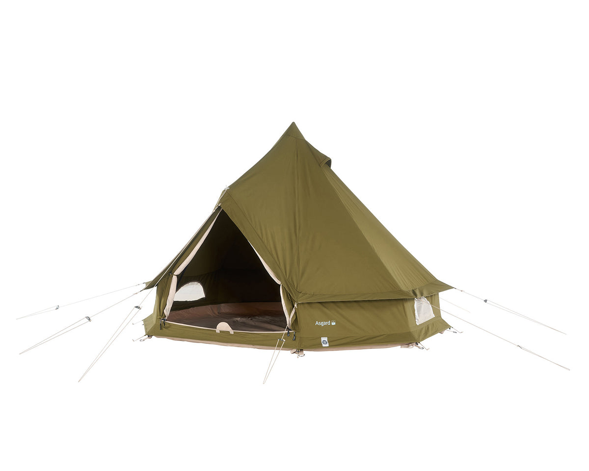 Asgard 7.1 Glamping Tent - 7.1 m² | 3 person | Green Khaki