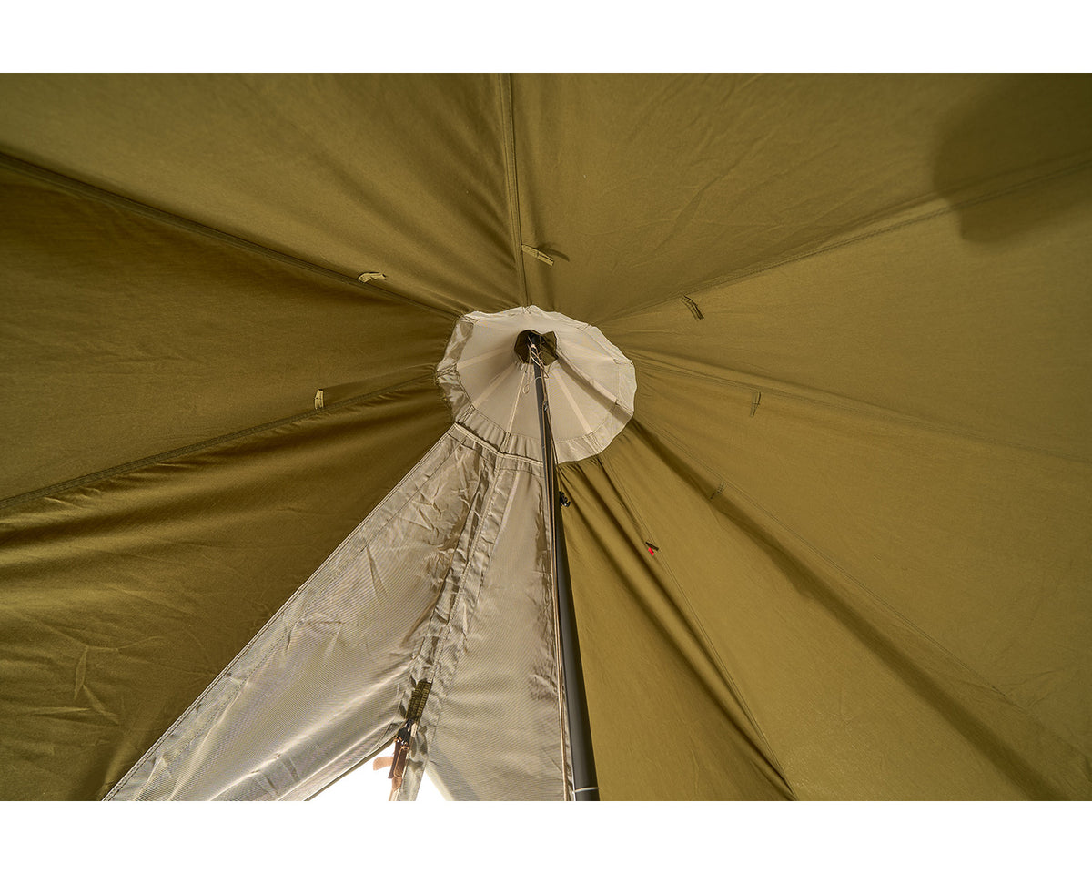 Alfheim 12.6 Glamping Tent - 12.6 m² | 6 person | Green Khaki
