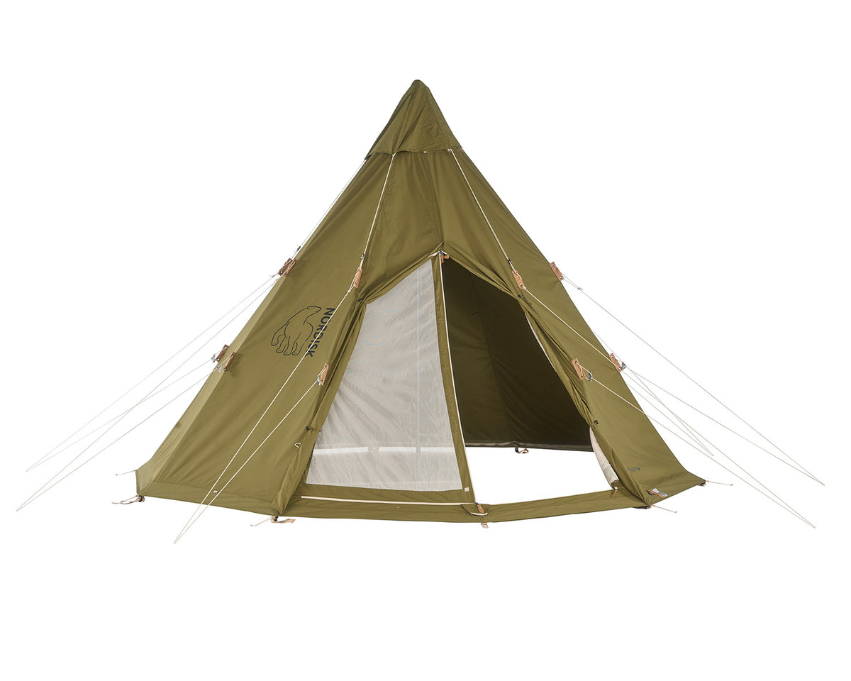 Alfheim 12.6 Glamping Tent - 12.6 m² | 6 person | Green Khaki