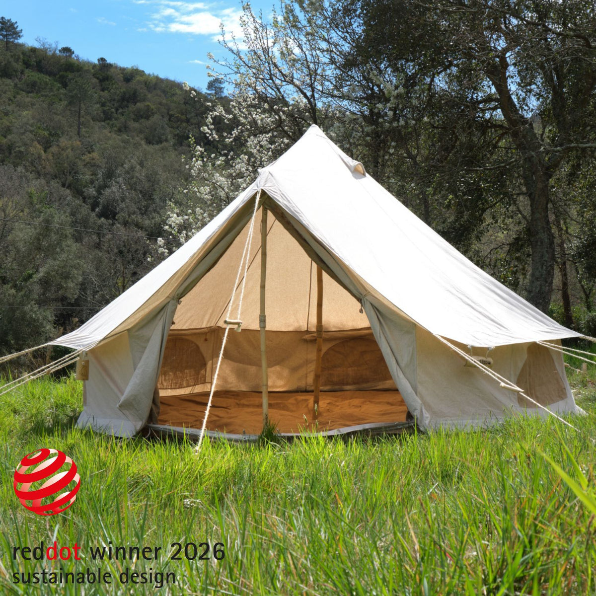 Asgard Eco 12.6 Glamping Tent - 12.6 m² | 6 person | Sandshell