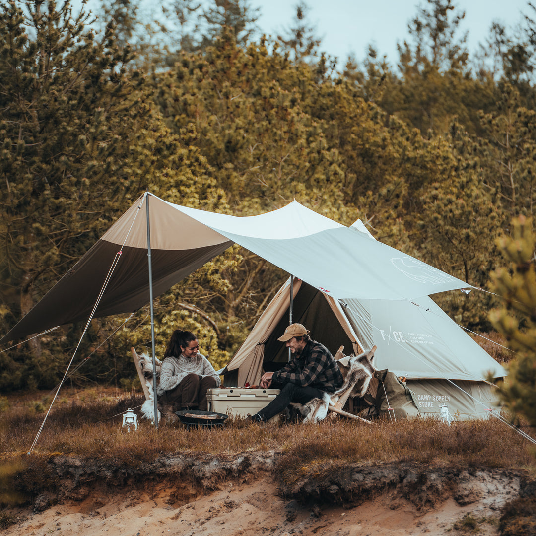 F/CE. × Nordisk Kari 12 Tarp - 12 m² | Sage Green