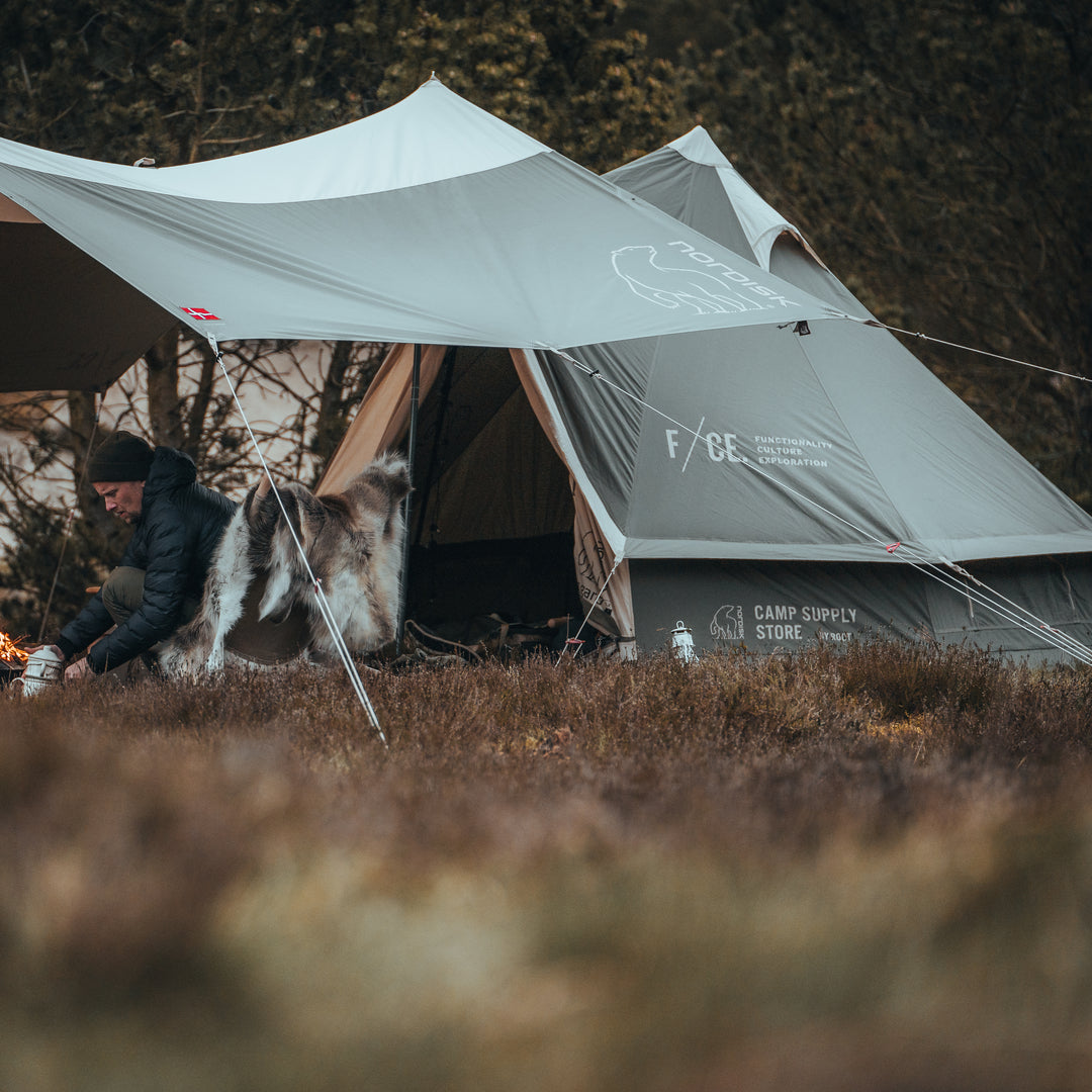 F/CE. × Nordisk Kari 12 Tarp - 12 m² | Sage Green