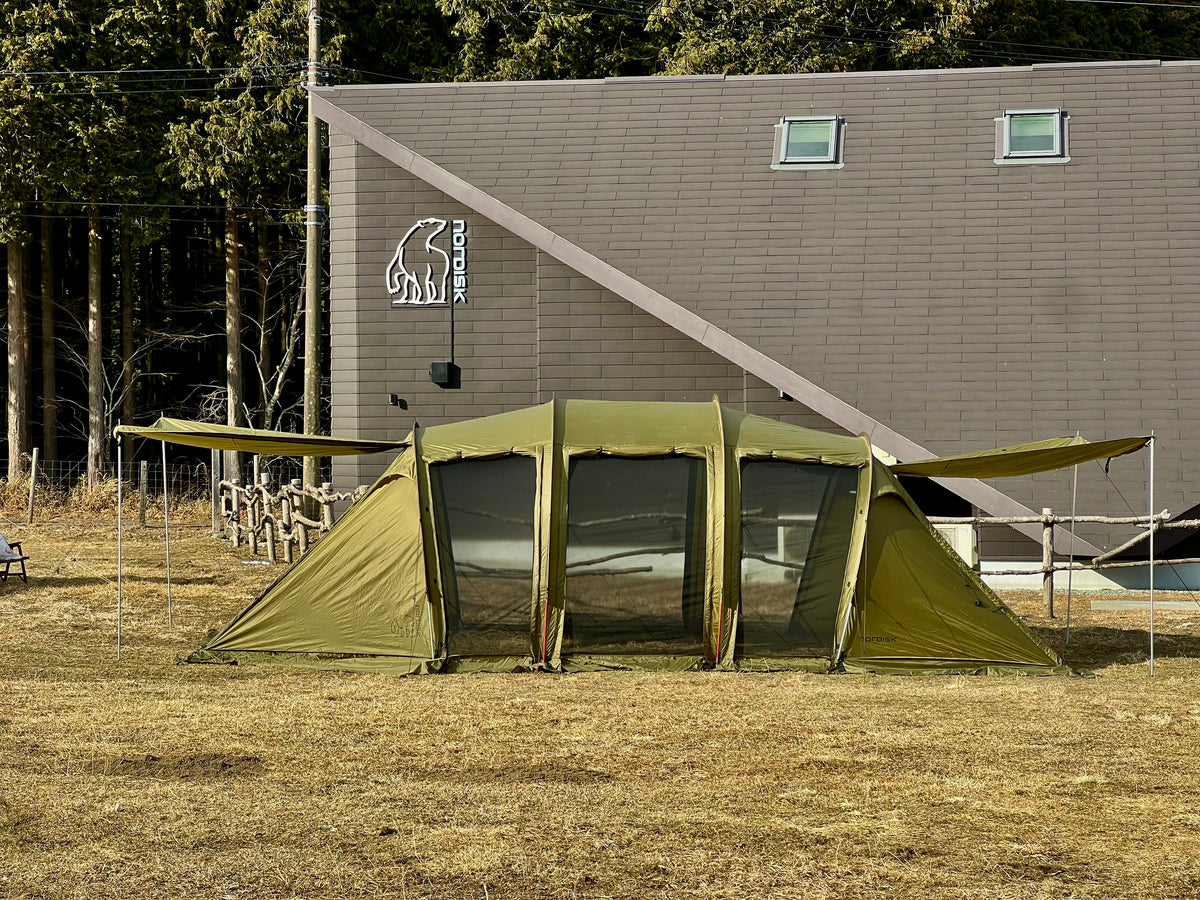Reisa 6 PU Tent with skirt - 6 person | Dark Olive