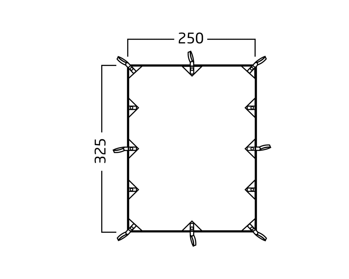 Kari 8 Tarp - 8 m² | Sandshell