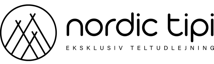 Nordisk Tipi logo of official rental partner for outdoor events and glamping.