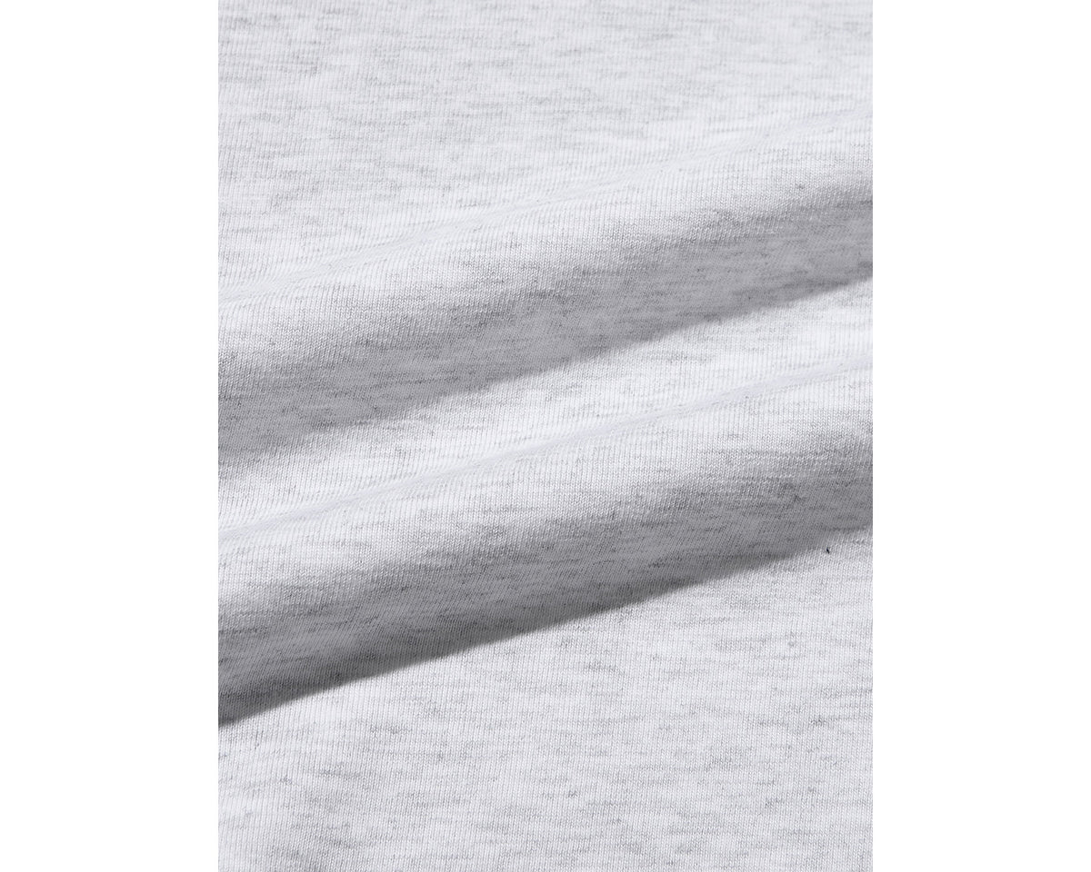 Small Polar Bear Long Sleeve T-Shirt Men's - Light Grey