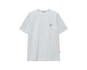 Small Polar Bear Short Sleeve T-Shirt Unisex - Light Grey