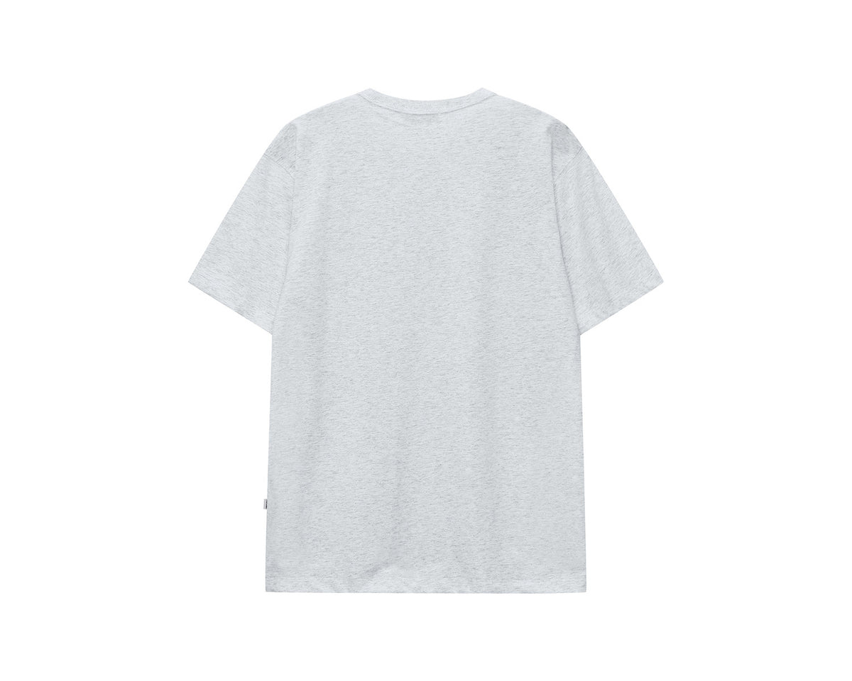 Small Polar Bear Short Sleeve T-Shirt Unisex - Light Grey