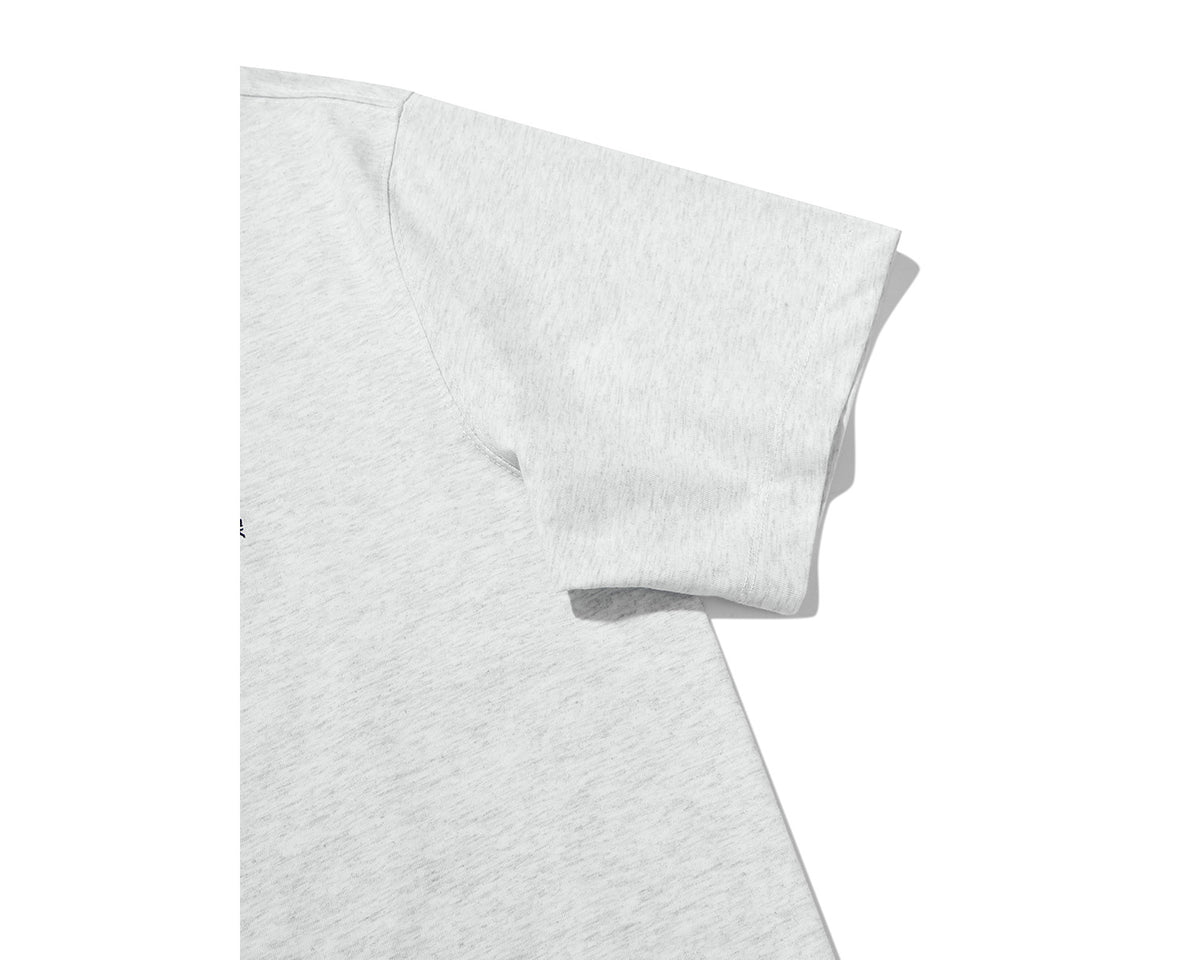 Small Polar Bear Short Sleeve T-Shirt Unisex - Light Grey