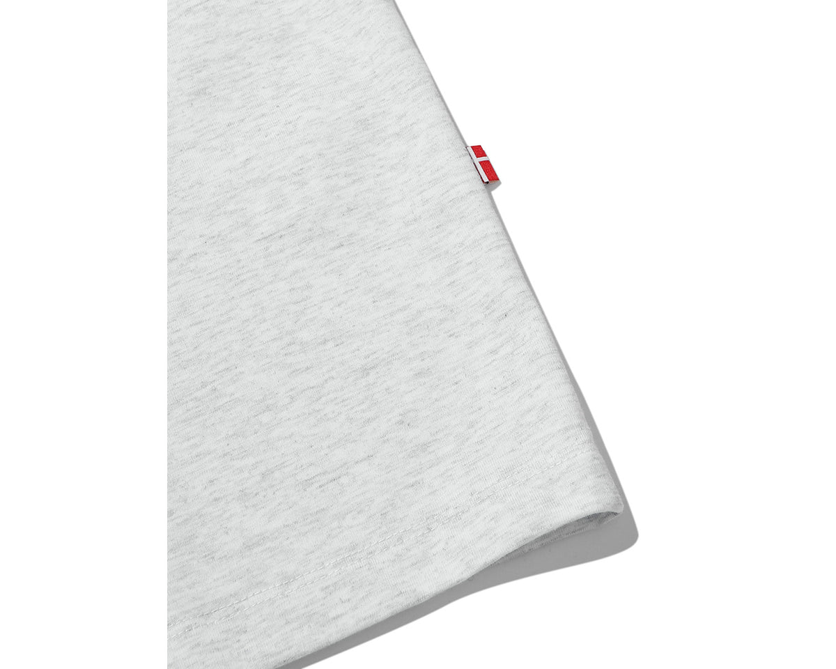 Small Polar Bear Short Sleeve T-Shirt Unisex - Light Grey