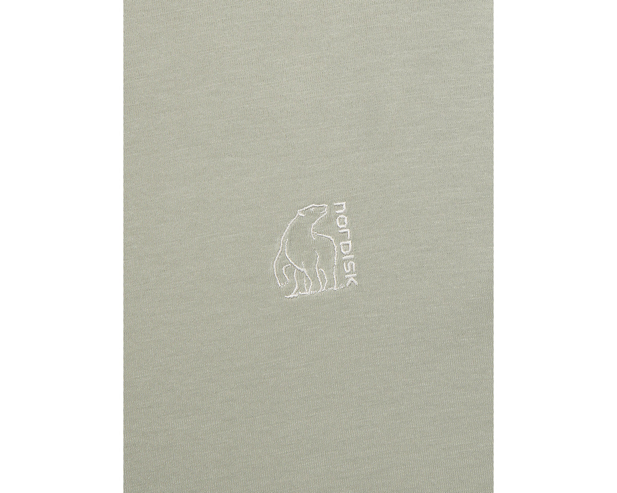 Small Polar Bear Short Sleeve T-Shirt Unisex - Khaki