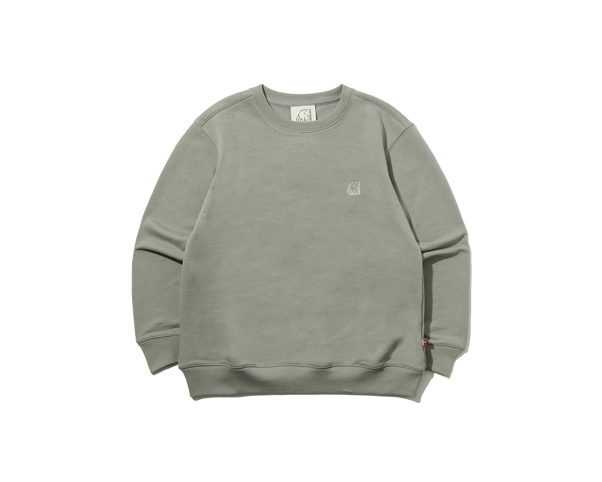 Sauna Cartoon Polar Bear Graphic Sweatshirt Unisex - Jade