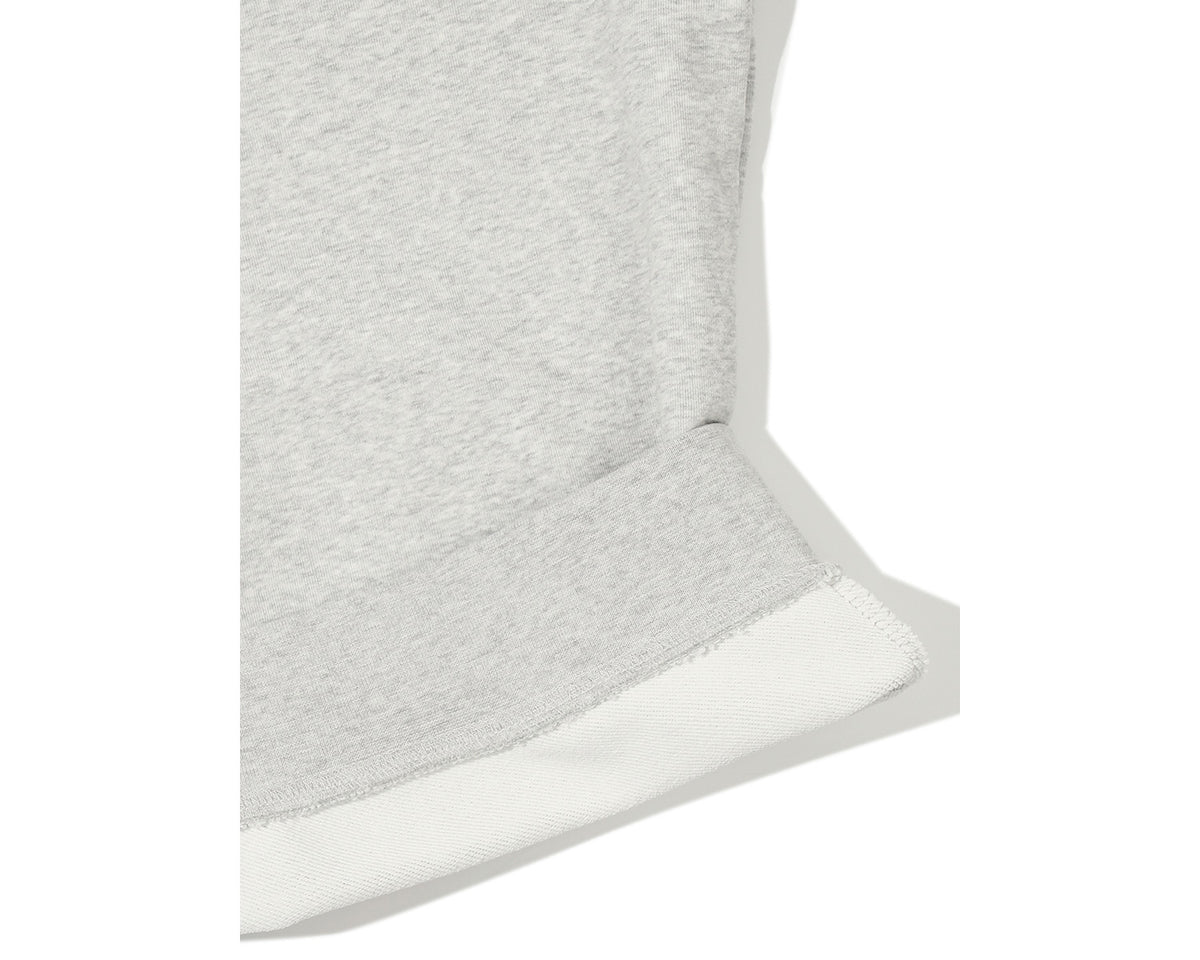 Basic Zip-Up Hoodie Unisex - Light Grey
