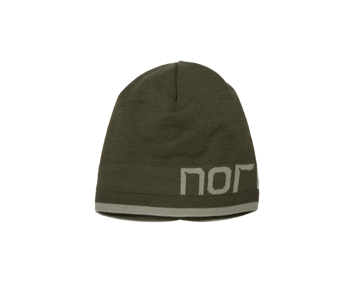 Big Logo Wording Beanie Unisex - Olive Khaki