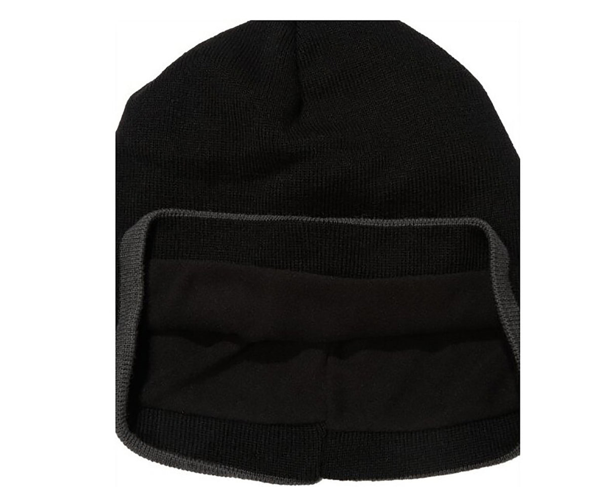 Big Logo Wording Beanie Unisex - Black