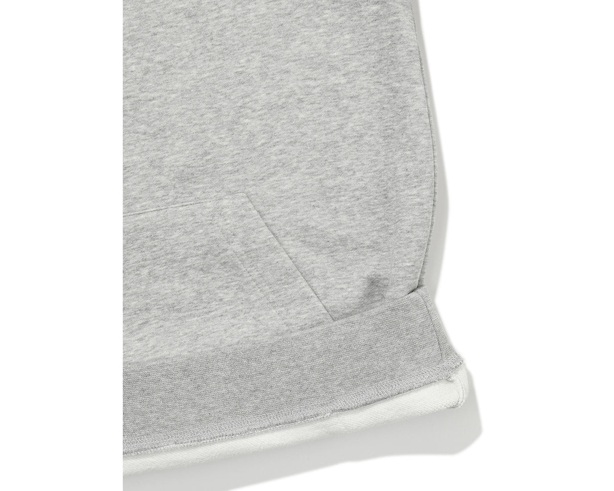 Basic Brushed Hoodie Unisex - Grey Melange