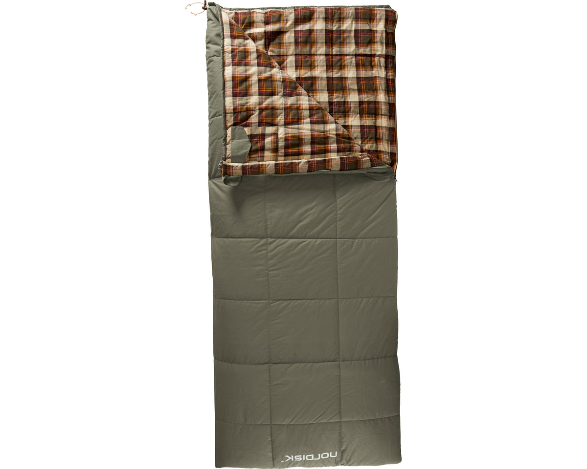 Almond -2° Sleeping Bag - Bungee Cord Brown
