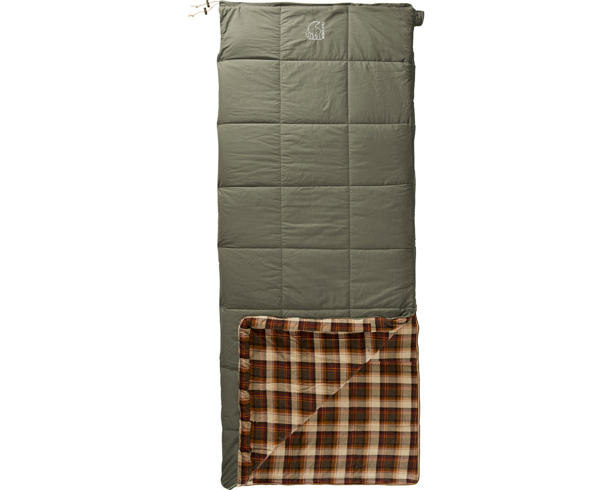 Almond +10° Sleeping Bag - Bungee Cord Brown