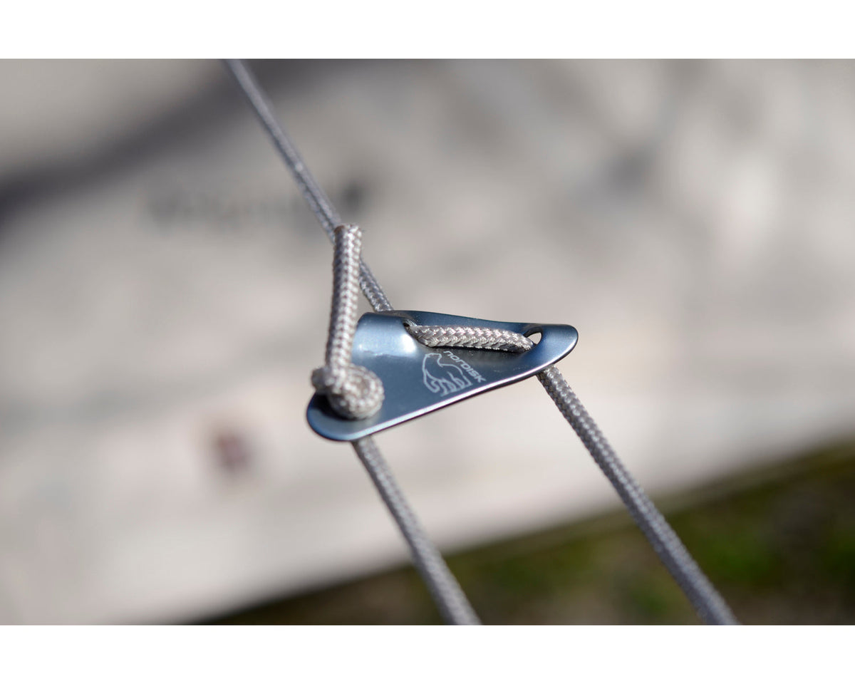 Aluminium Triangular Slider (10 pcs) - Matt Silver
