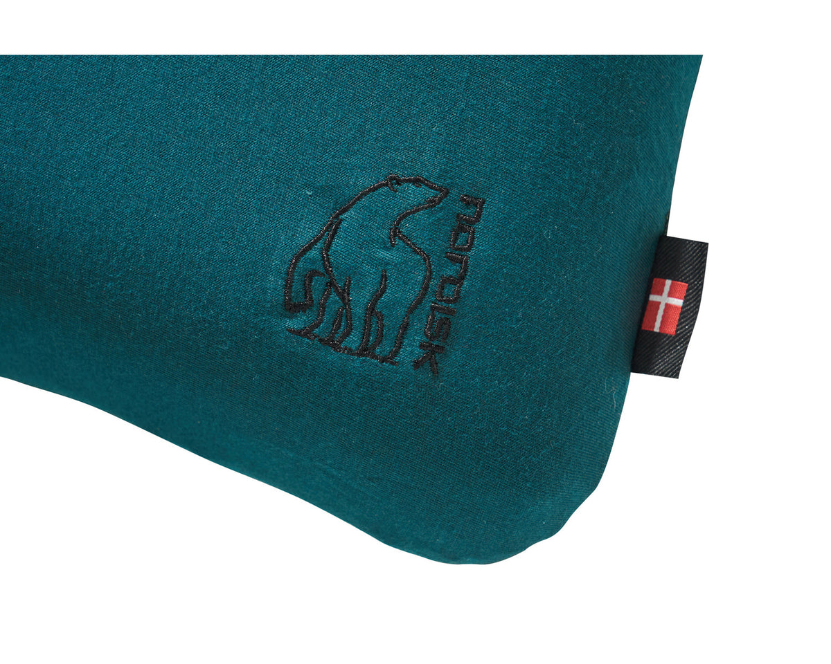 Nat Square Pillow - Reflecting Pond Blue