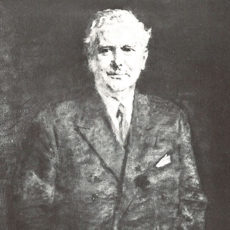 Portrait of H.O. Lange, founder of Nordisk Fjerfabrik also known as Northern Feather.