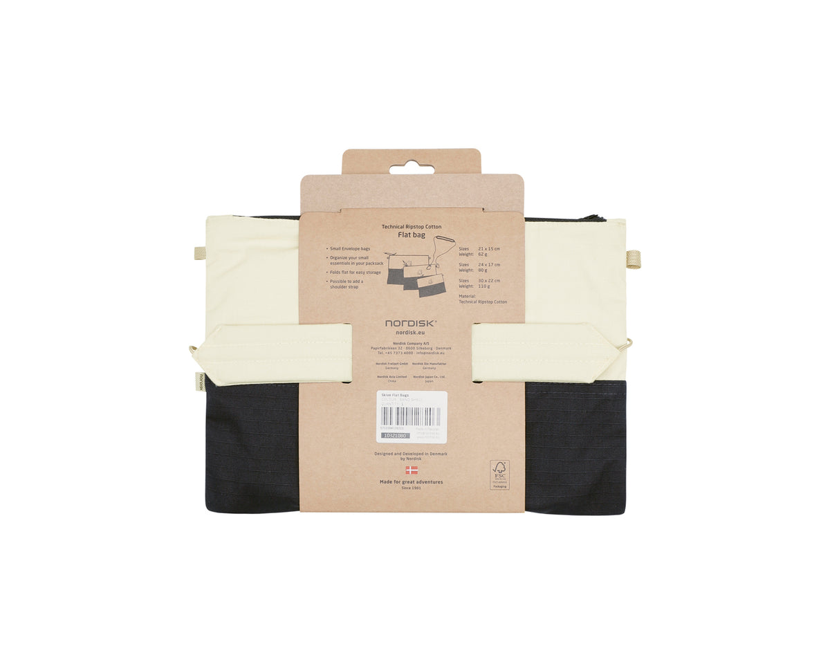 Skive Flat Bags (set of 3) - Sandshell