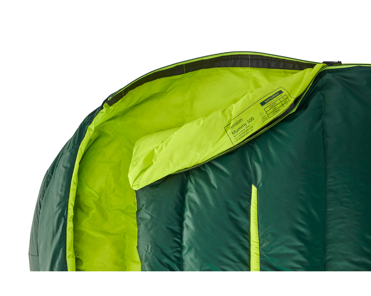 Tension Mummy 500 Sleeping Bag - Left Zip | Scarab