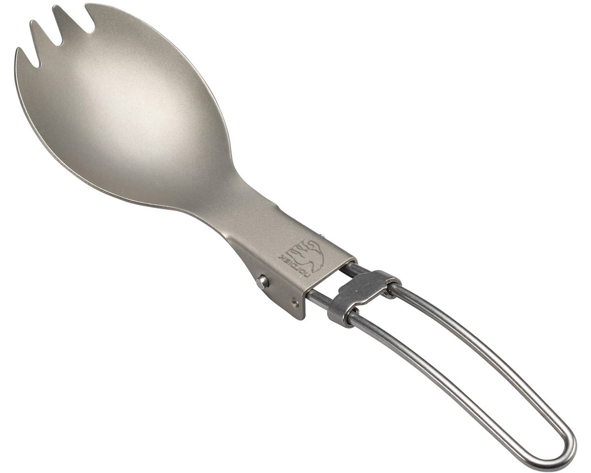 Spork Foldable - Titanium | Matt Silver
