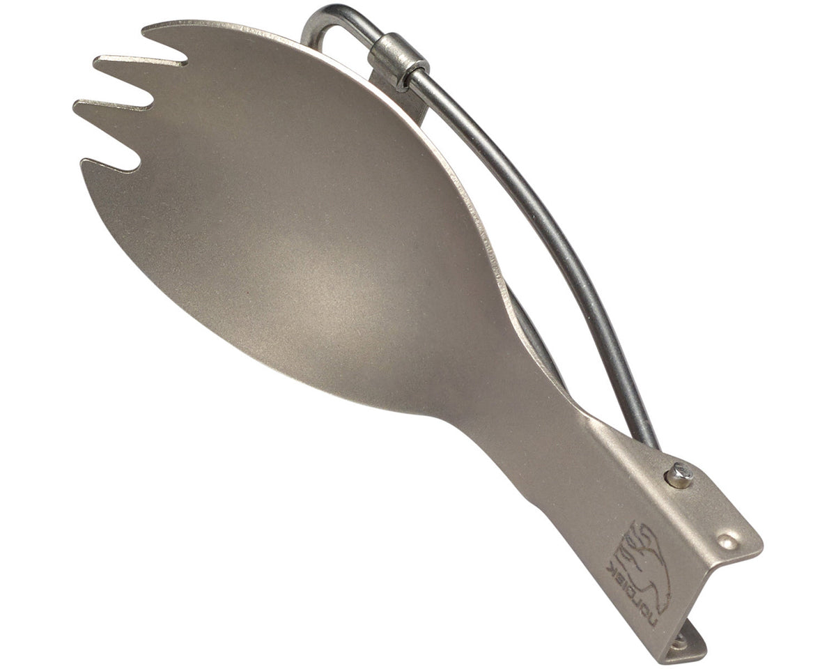 Spork Foldable - Titanium | Matt Silver