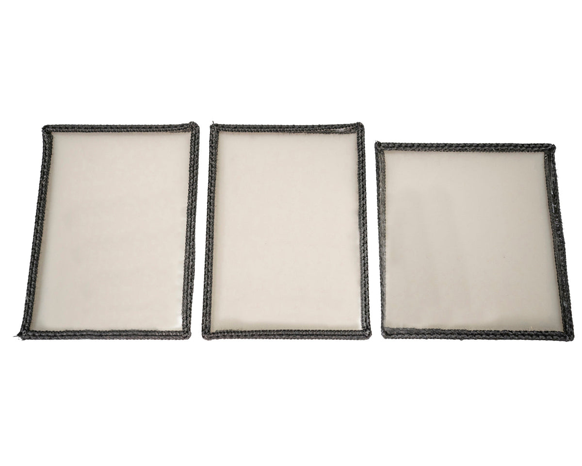 Torden Glass Set Of 3 (1 Front/2 Side)