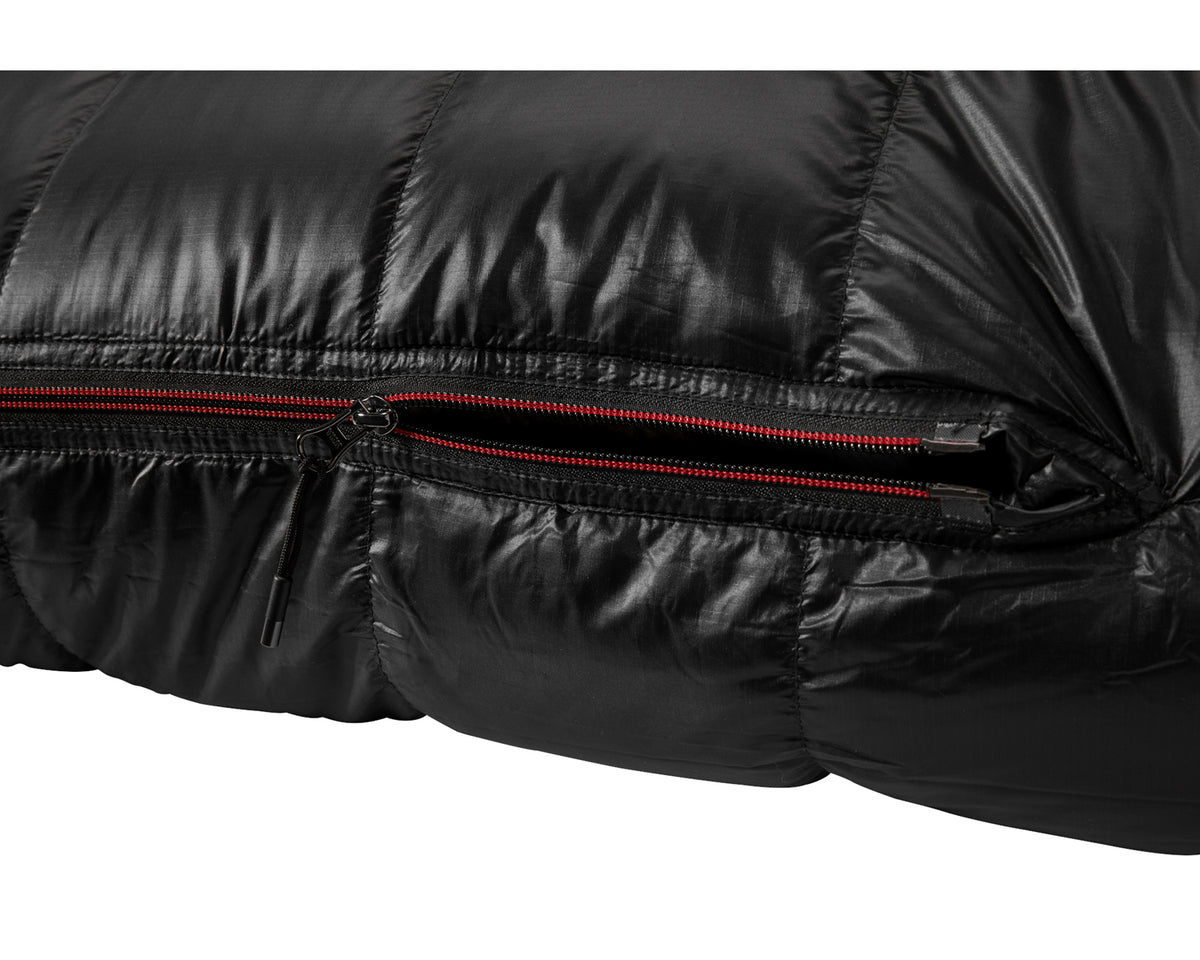 VIB 250 Sleeping Bag - Right Zip | Black