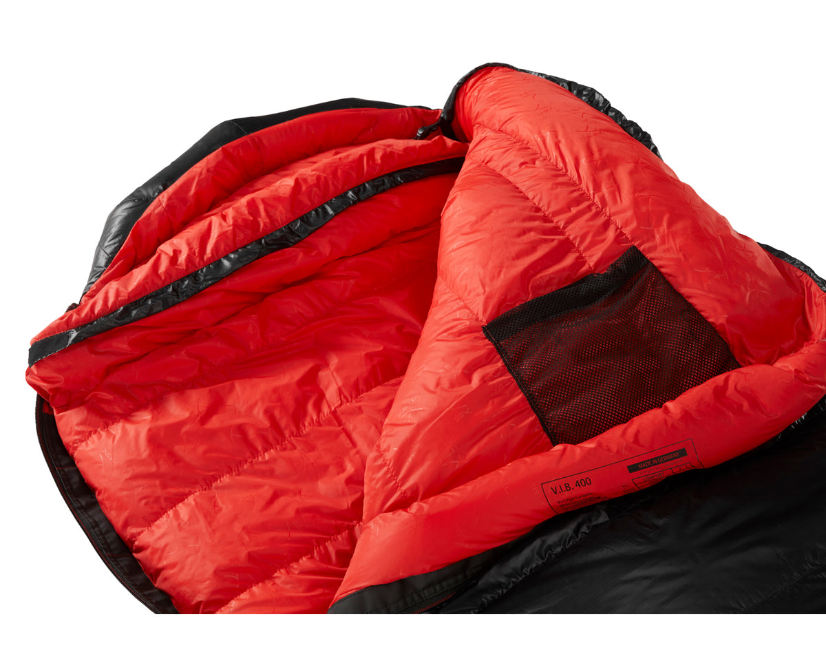 VIB 400 Sleeping Bag - Right Zip | Black