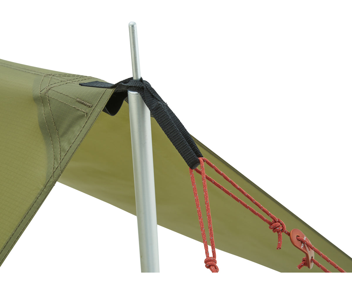 Voss 14 PU Tarp - 14 m² | Dark Olive