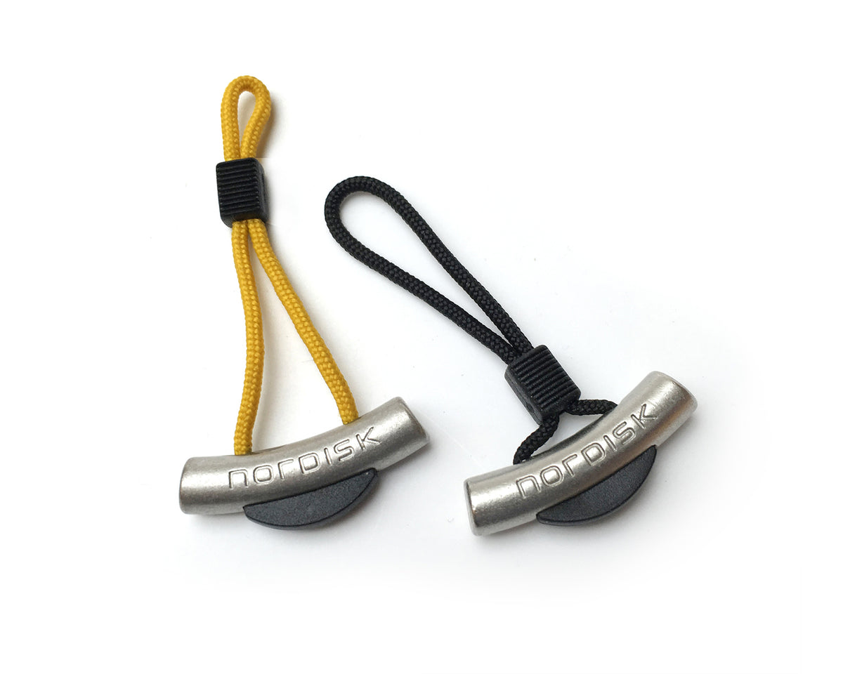 Zipper Puller Thors Hammer (10 Black/5 Yellow) - Black/Yellow